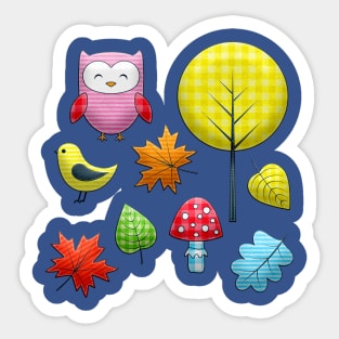 Birds & Trees Sticker